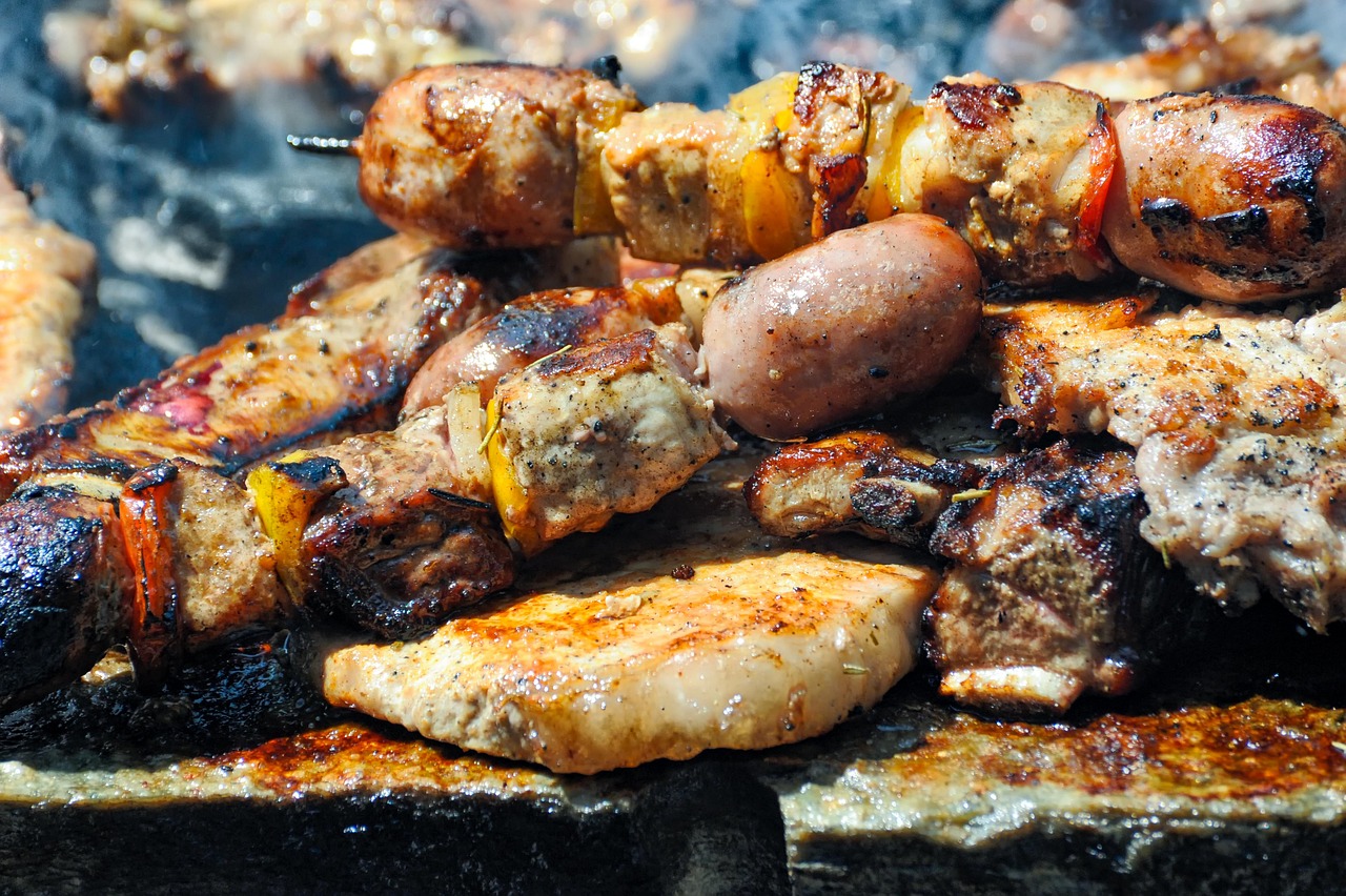 BBQ worstjes met zelfgemaakte kruidenrub