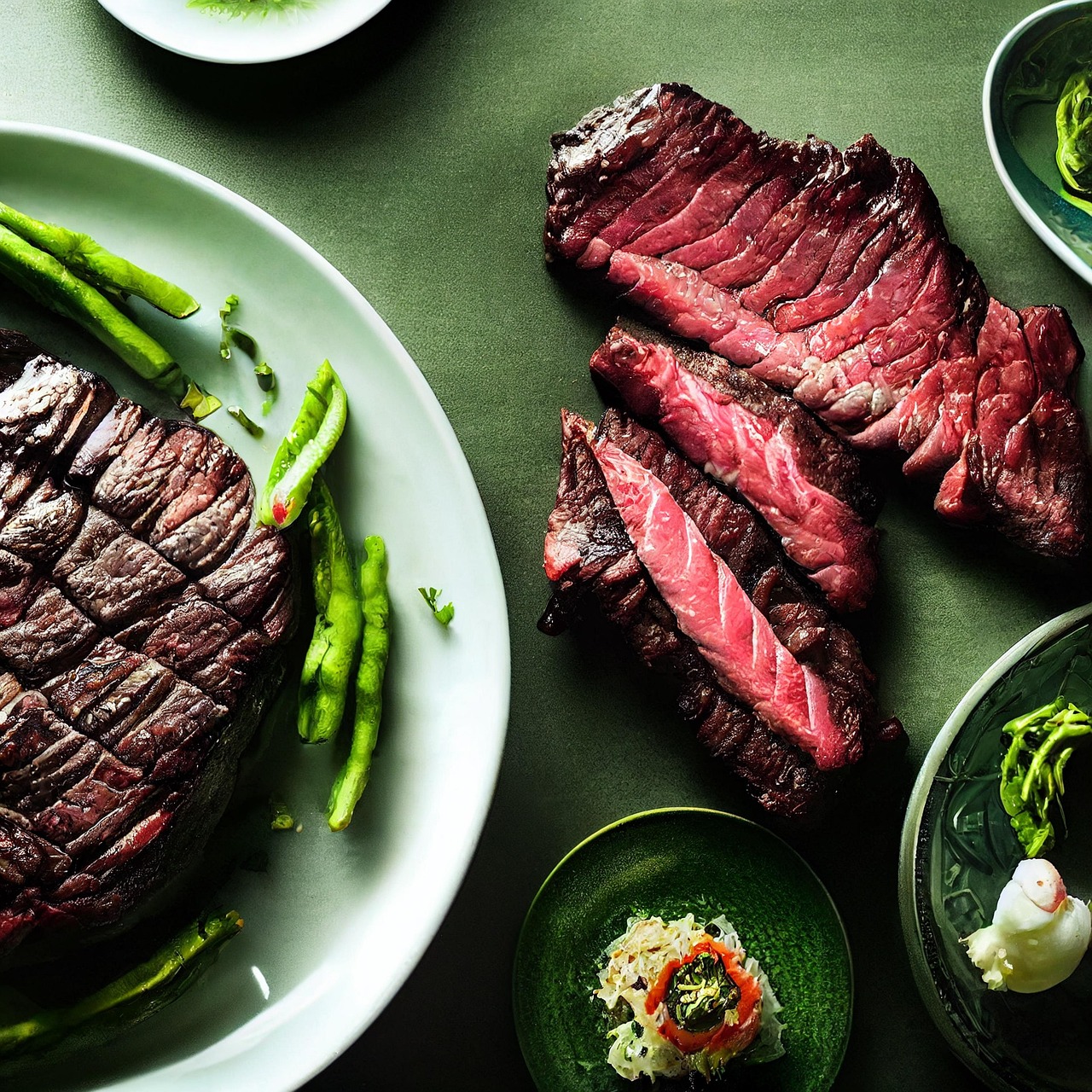 BBQ steak met chimichurri boter